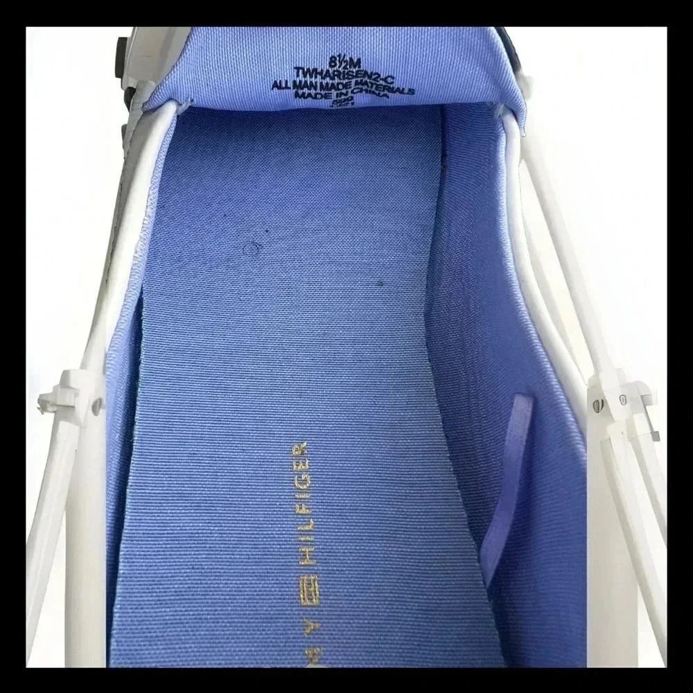 Tommy Hilfiger Womens TWHarisen 2-C Blue Perforated Driving Flats Size 8.5 - Picture 7 of 8